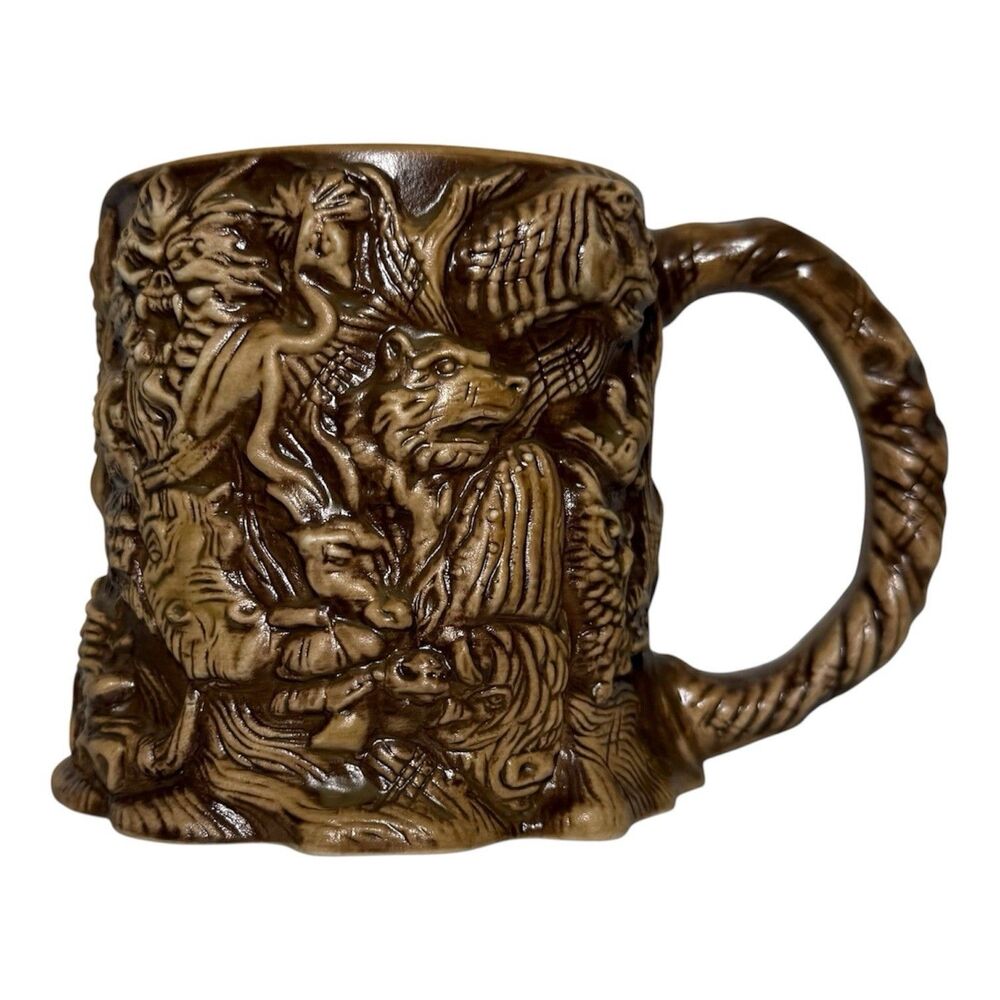 Disney's Animal Kingdom Coffee Mug Sculpted 3D Brown